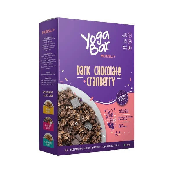 Buy Yoga Bar Muesli Dark Chocolate Cranberry Online at Best Price
